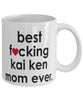 Funny Dog Mug B3st F-cking Kai Ken Mom Ever Coffee Mug White