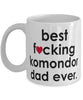 Funny Dog Mug B3st F-cking Komondor Dad Ever Coffee Mug White