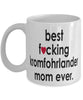 Funny Dog Mug B3st F-cking Kromfohrlander Mom Ever Coffee Mug White