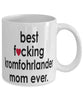 Funny Dog Mug B3st F-cking Kromfohrlander Mom Ever Coffee Mug White