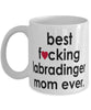Funny Dog Mug B3st F-cking Labradinger Mom Ever Coffee Cup White
