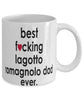 Funny Dog Mug B3st F-cking Lagotto Romagnolo Dad Ever Coffee Mug White