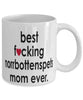 Funny Dog Mug B3st F-cking Norrbottenspets Mom Ever Coffee Mug White