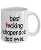 Funny Dog Mug B3st F-cking Schapendoes Dad Ever Coffee Cup White