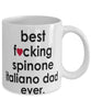 Funny Dog Mug B3st F-cking Spinone Italiano Dad Ever Coffee Cup White