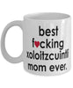 Funny Dog Mug B3st F-cking Xoloitzcuintli Mom Ever Coffee Cup White