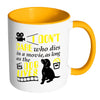 Funny Dog Mug I Dont Care Who Dies In A Movie White 11oz Accent Coffee Mugs