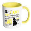 Funny Dog Mug I Dont Care Who Dies In A Movie White 11oz Accent Coffee Mugs