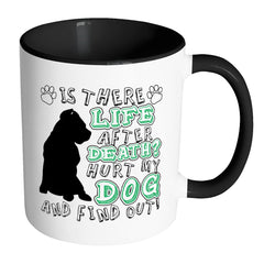 Funny Dog Mug Is There Life After Death White 11oz Accent Coffee Mugs