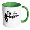 Funny Dog Mug The Dog Father White 11oz Accent Coffee Mugs