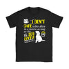 Funny Dog Shirt I Dont Care Who Dies In A Movie Gildan Womens T-Shirt