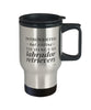 Funny Dog Travel Mug Introverted But Willing To Discuss Labrador Retrievers 14oz Stainless Steel Black