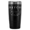 Funny Dog Travel Mug  My Best Friend Is A B**** 20oz Stainless Steel Tumbler