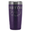 Funny Dog Travel Mug  My Best Friend Is A B**** 20oz Stainless Steel Tumbler