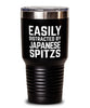 Funny Dog Tumbler Easily Distracted By Japanese Spitzs Tumbler 30oz Stainless Steel
