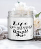 Funny Draught Horse Candle Life Is Better With A Draught Horse 9oz Vanilla Scented Candles Soy Wax