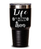 Funny Drever Dog Tumbler Life Is Better With A Drever 30oz Stainless Steel Black