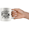 Funny Drinking Mug Alcohol Because No Great Story Started 11oz White Coffee Mugs