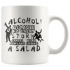 Funny Drinking Mug Alcohol Because No Great Story Started 11oz White Coffee Mugs