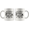 Funny Drinking Mug Alcohol Because No Great Story Started 11oz White Coffee Mugs