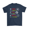 Funny Drinking Shirt In Wine There Is Wisdom In Beer There Is Gildan Mens T-Shirt