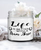 Funny Drum Horse Candle Life Is Better With A Drum Horse 9oz Vanilla Scented Candles Soy Wax