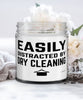 Funny Dry Cleaner Candle Easily Distracted By Dry Cleaning 9oz Vanilla Scented Candles Soy Wax