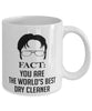 Funny Dry Cleaner Mug Fact You Are The Worlds B3st Dry Cleaner Coffee Cup White