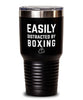 Funny Easily Distracted By Boxing Tumbler 30oz Stainless Steel