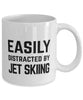 Funny Easily Distracted By Jet Skiing Coffee Mug 11oz White
