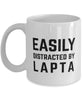 Funny Easily Distracted By Lapta Coffee Mug 11oz White