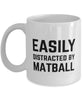 Funny Easily Distracted By Matball Coffee Mug 11oz White