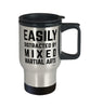 Funny Easily Distracted By Mixed Martial Arts Travel Mug 14oz Stainless Steel