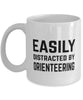Funny Easily Distracted By Orienteering Coffee Mug 11oz White