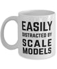 Funny Easily Distracted By Scale Models Coffee Mug 11oz White