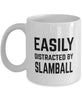 Funny Easily Distracted By Slamball Coffee Mug 11oz White