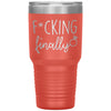 Funny Engagement Announcement Tumbler F*cking Finally Laser Etched 30oz Stainless Steel Tumbler
