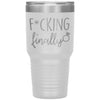 Funny Engagement Announcement Tumbler F*cking Finally Laser Etched 30oz Stainless Steel Tumbler