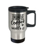 Funny Engineer Travel Mug Never Trust An Engineer That Doesn't Drink Coffee and Swears A Lot 14oz Stainless Steel