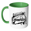 Funny Exercise Mug I Just Need To Do Burpees White 11oz Accent Coffee Mugs