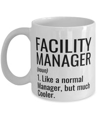 Funny Facility Manager Mug Like A Normal Manager But Much Cooler Coffee Cup 11oz 15oz White
