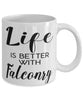 Funny Falconer Mug Life Is Better With Falconry Coffee Cup 11oz 15oz White