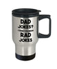 Funny Father Travel Mug Dad Jokes I Think You Mean Rad 14oz Stainless Steel