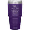 Funny Father Tumbler From Daughter Thanks Dad For Teaching Me How To Be A Man Laser Etched 30oz Stainless Steel Tumbler