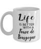 Funny Fauve De Bourgogne Rabbit Mug Life Is Better With A Fauve De Bourgogne Coffee Cup 11oz 15oz White