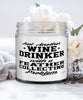 Funny Feather Collector Candle Just Another Wine Drinker With A Feather Collecting Problem 9oz Vanilla Scented Candles Soy Wax