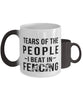 Funny Fencer Mug Tears Of The People I Beat In Fencing Coffee Mug Color Changing 11oz