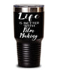 Funny Film Maker Tumbler Life Is Better With Film Making 30oz Stainless Steel Black