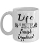 Funny Finnish Lapphund Dog Mug Life Is Better With A Finnish Lapphund Coffee Cup 11oz 15oz White