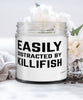 Funny Fish Candle Easily Distracted By Killifish 9oz Vanilla Scented Candles Soy Wax